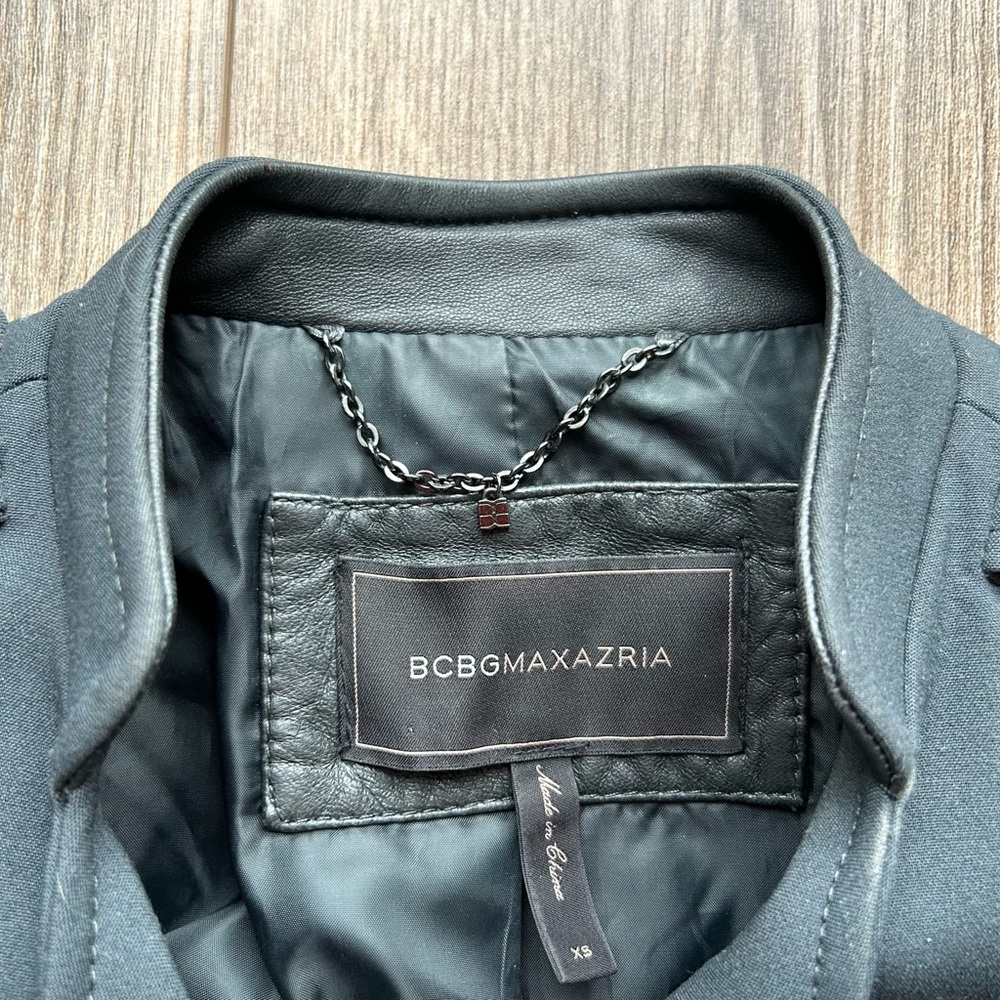 BCBGMAXAZRIA Fern Ava Moto Jacket | XS - Picture 5 of 15